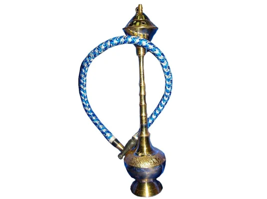 Кальян бронзовый желтый (1 персона)(10") (25 см) купить в интернет магазине подарков ПраздникШоп