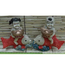 Рыба с детьми (11×12×5 см) купить в интернет магазине подарков ПраздникШоп