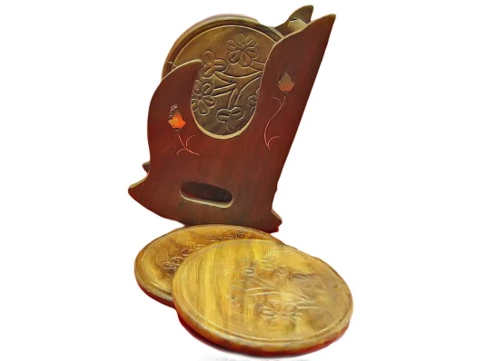 Подстаканник розовое дерево «Кресло» (14×7×10 см) купить в интернет магазине подарков ПраздникШоп