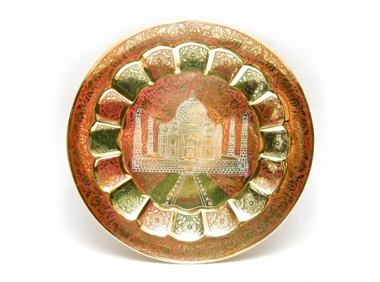 Тарелка бронзовая настенная (29 см) купить в интернет магазине подарков ПраздникШоп