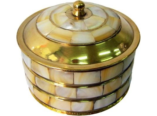 Шкатулка бронзовая с перламутром (d-7 купить в интернет магазине подарков ПраздникШоп