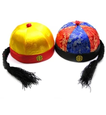Китайская шапка с косой (d-18 купить в интернет магазине подарков ПраздникШоп