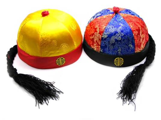 Китайская шапка с косой (d-18 купить в интернет магазине подарков ПраздникШоп
