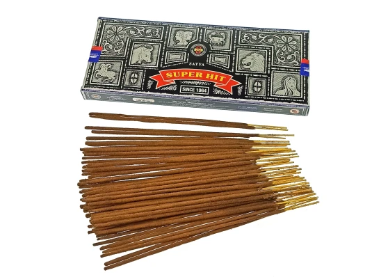 Super hit (Супер Хит) (100 gms) (Satya) пыльцовое благовоние купить в интернет магазине подарков ПраздникШоп