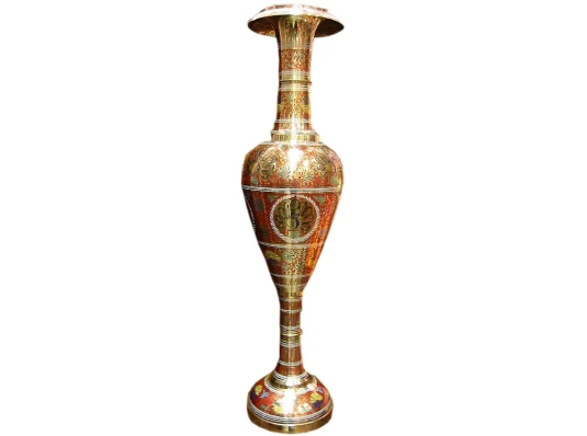 Ваза бронзовая цветная (92.5×21×21 см) купить в интернет магазине подарков ПраздникШоп