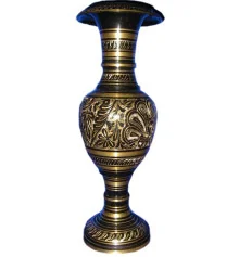 Ваза бронзовая черная (31×11×11 см) купить в интернет магазине подарков ПраздникШоп