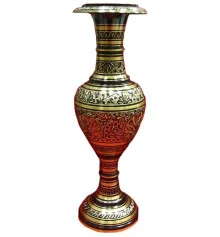 Ваза бронзовая черная (42.5×13.5×13.5 см) купить в интернет магазине подарков ПраздникШоп