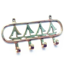 Вешалка-ключница для одежды бронза «Парусники» (18×8×2 см) купить в интернет магазине подарков ПраздникШоп