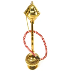 Кальян бронзовый желтый (1 персона)(12") (33 см) купить в интернет магазине подарков ПраздникШоп
