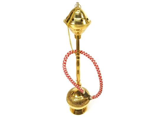 Кальян бронзовый желтый (1 персона)(12") (33 см) купить в интернет магазине подарков ПраздникШоп