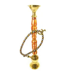 Кальян бронзовый с тканью (1 персона) (16") купить в интернет магазине подарков ПраздникШоп