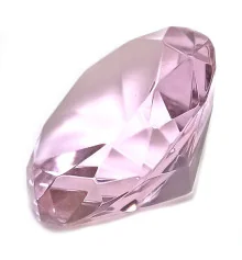 Кристалл хрустальный розовый (8 см) купить в интернет магазине подарков ПраздникШоп