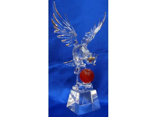 Орел хрустальный (21 см) купить в интернет магазине подарков ПраздникШоп