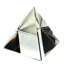 Пирамида хрустальная (8×8×8 см) купить в интернет магазине подарков ПраздникШоп