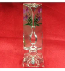 Призма хрустальная «ваза с цветами» купить в интернет магазине подарков ПраздникШоп