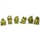 Хотей каменная крошка набор (6 шт.) желтый (h-5 см упаковка25.5×7.5×3 см) купить в интернет магазине подарков ПраздникШоп