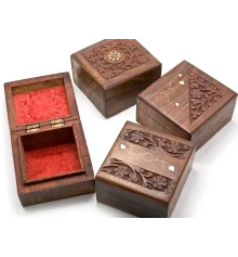 Шкатулка розовое дерево (10×10×6 см) (4«Х 4») купить в интернет магазине подарков ПраздникШоп