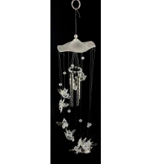 Музыка ветра «Ангелы с серебряными крыльями» (12×12×50 см) купить в интернет магазине подарков ПраздникШоп