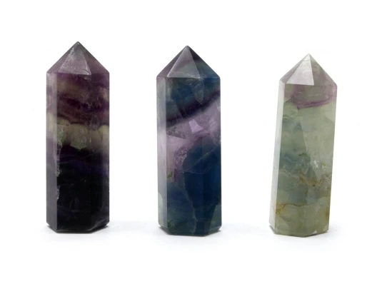 Кристалл флюорита (7×2.5×2.5 см) купить в интернет магазине подарков ПраздникШоп