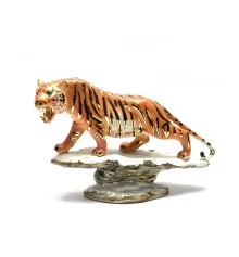 Статуэтка Тигр фарфор (11×18×5 см) купить в интернет магазине подарков ПраздникШоп