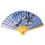 Веер бамбук с шелком«Сакура на голубом фоне» купить в интернет магазине подарков ПраздникШоп