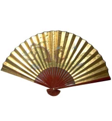 Веер настенный расписной «Золото» (77 CM 30") купить в интернет магазине подарков ПраздникШоп