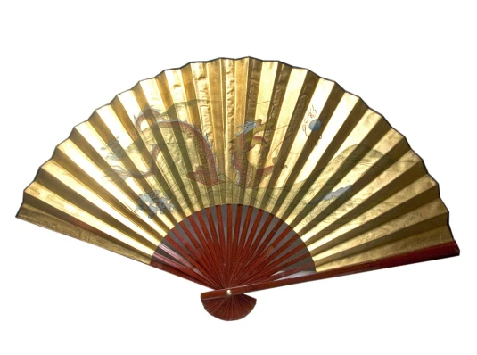 Веер настенный расписной «Золото» (77 CM 30") купить в интернет магазине подарков ПраздникШоп
