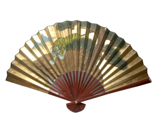 Веер настенный расписной «Золото» (77 CM 30") купить в интернет магазине подарков ПраздникШоп