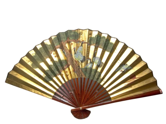 Веер настенный расписной «Золото» (77 CM 30") купить в интернет магазине подарков ПраздникШоп