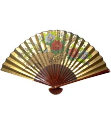 Веер настенный расписной «Золото» (77 CM 30") купить в интернет магазине подарков ПраздникШоп