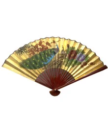Веер настенный расписной «Золото» (64CM 25") купить в интернет магазине подарков ПраздникШоп