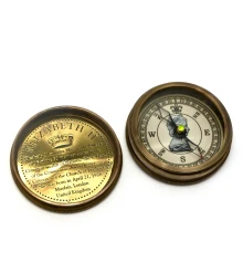 Компас «Elizabeth» антик бронза (6×6×2 см) купить в интернет магазине подарков ПраздникШоп