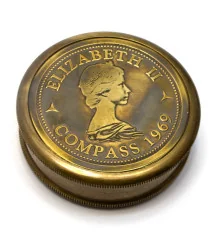 Компас «Elizabeth» антик бронза (6×6×2 см) купить в интернет магазине подарков ПраздникШоп