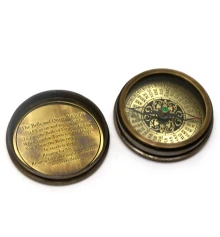 Компас морской бронзовый «Victorian pocket compas» (d-6 купить в интернет магазине подарков ПраздникШоп