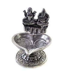 Аромакурительница металл «Ганеш и Лакшми» (8.5×7.5×7 см) (Непал) купить в интернет магазине подарков ПраздникШоп
