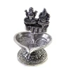 Аромакурительница металл «Ганеш и Лакшми» (8.5×7.5×7 см) (Непал)