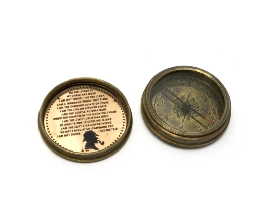 Компас «Sherlock Holmes» бронза (d-6 купить в интернет магазине подарков ПраздникШоп