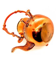 Чайник бронзовый с горелкой на подставке «Медь» (30.5×19×16 см) 0.7л купить в интернет магазине подарков ПраздникШоп