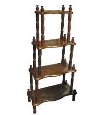 Этажерка 4 полки розовое дерево (120×60×27) купить в интернет магазине подарков ПраздникШоп