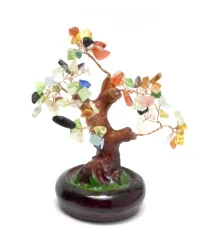 Дерево с разноцветными камнями (15×16×14 см) (801-804) купить в интернет магазине подарков ПраздникШоп