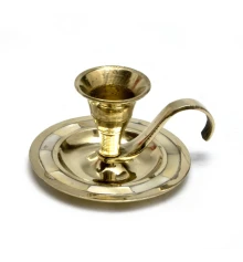 Подсвечник с ручкой бронза с перламутром «Круглый» (7.6×6.9×4.8 см) купить в интернет магазине подарков ПраздникШоп