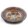 Блюдо терракотовое с мозаикой (d- 20 h-4 см)
