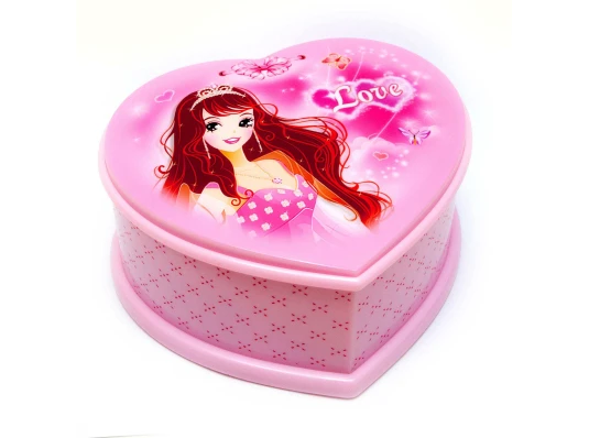 Шкатулка музыкальная «Сердечко» (13×16.5×7 см) купить в интернет магазине подарков ПраздникШоп