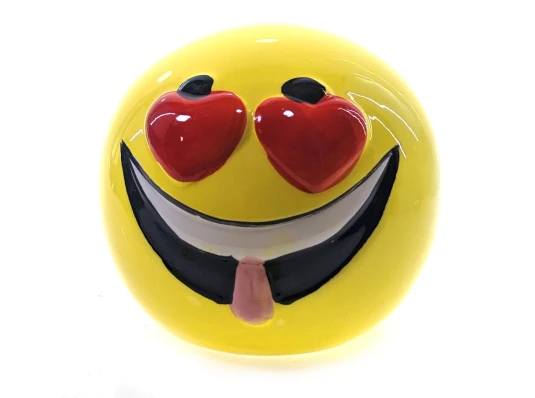 Копилка керамическая «Смайл» (d-9 см) C купить в интернет магазине подарков ПраздникШоп