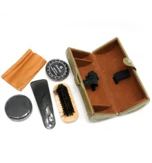 Дорожный набор для ухода за обувью коричневый (16.5×7×7 см) купить в интернет магазине подарков ПраздникШоп
