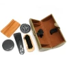 Дорожній набір для догляду за взуттям коричневий (16.5×7×7 см)