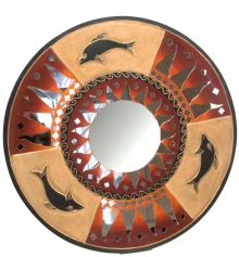 Зеркало мозаичное «Солнце » (d-50 cм) купить в интернет магазине подарков ПраздникШоп