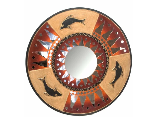 Зеркало мозаичное «Солнце » (d-50 cм) купить в интернет магазине подарков ПраздникШоп