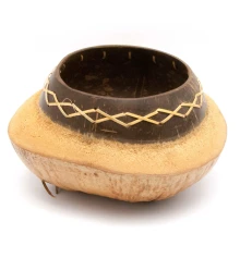 Блюдо из кокоса (d-20 h-10 см) купить в интернет магазине подарков ПраздникШоп