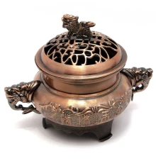 Аромакурительница металл (13.5×11×8.5 см) купить в интернет магазине подарков ПраздникШоп